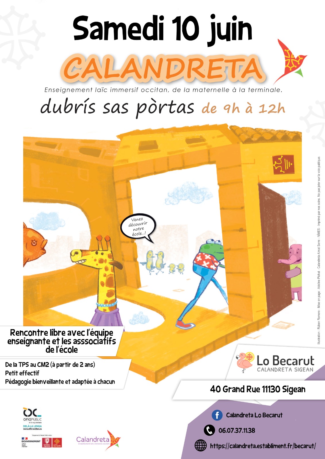 portes ouvertes Lo Becarut