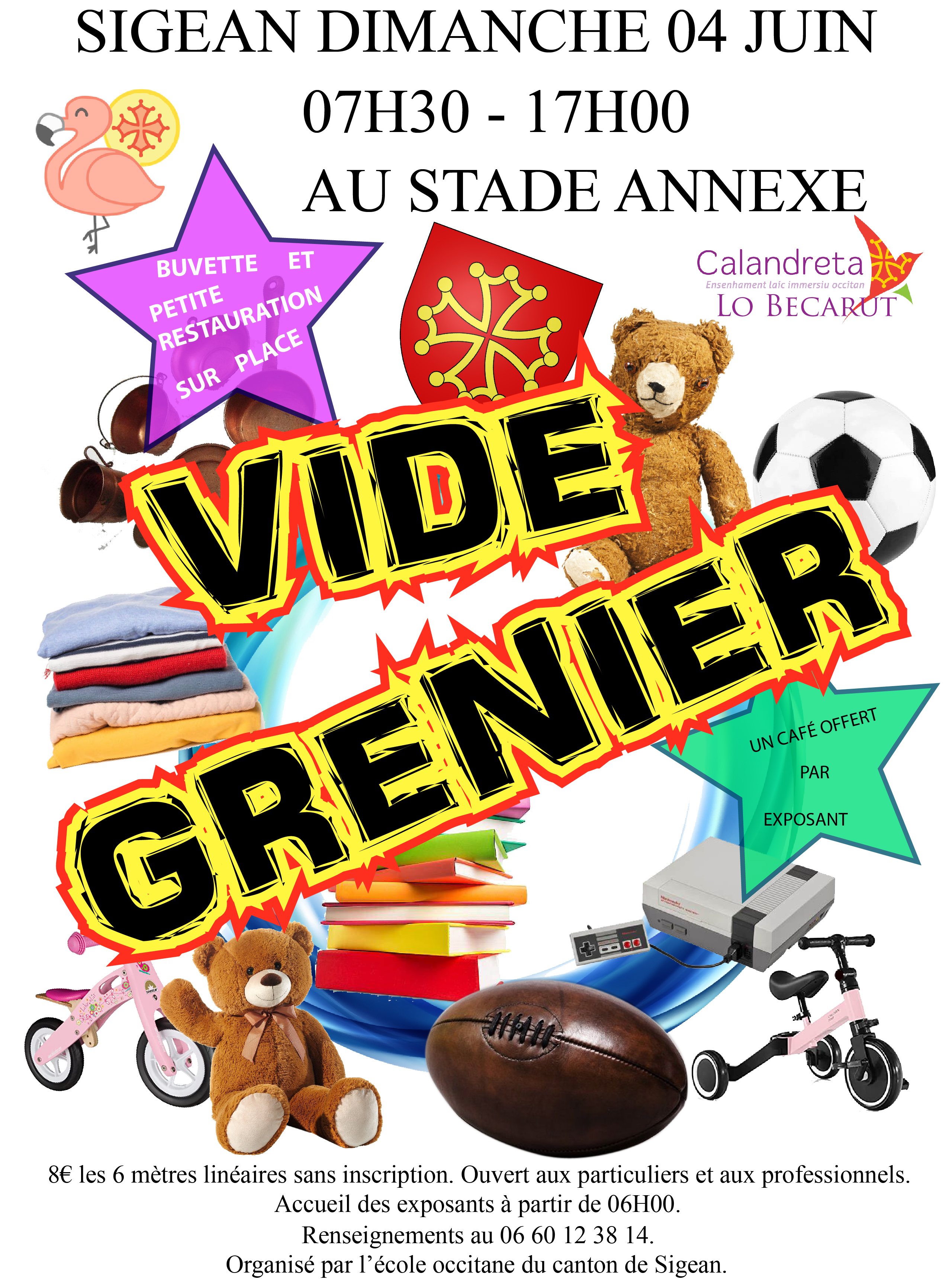 affiche vide grenier 04 juin